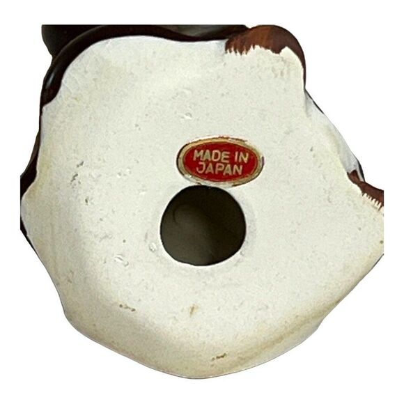 Lot 2 Vintage Ceramic Monks Friars Playing insturments Harp Banjo Made In japan - Picture 12 of 14